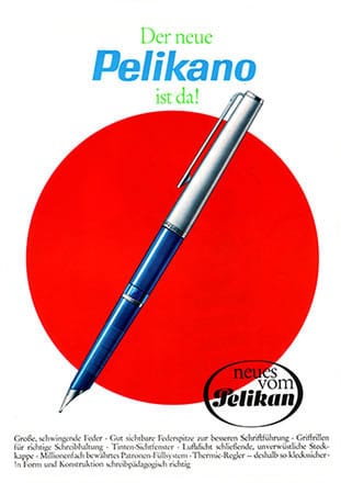 Pelikano escolar anuncio 1965