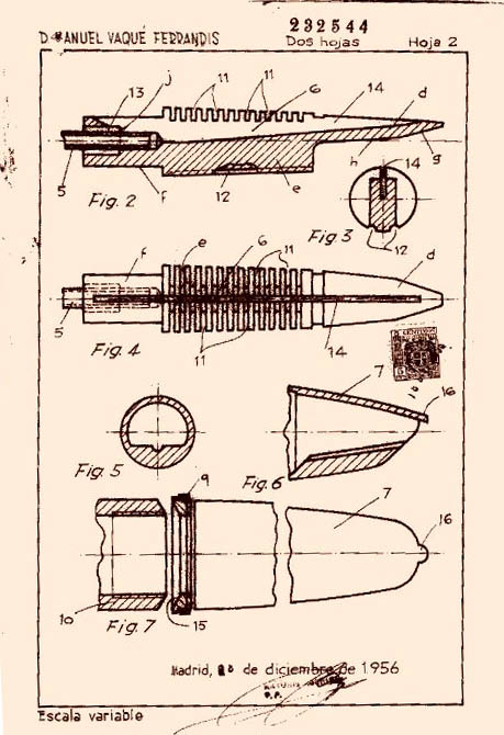 Patente de la pluma Inoxcrom 41