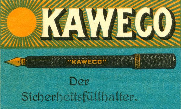 Anuncio de la pluma de seguridad de Kaweco