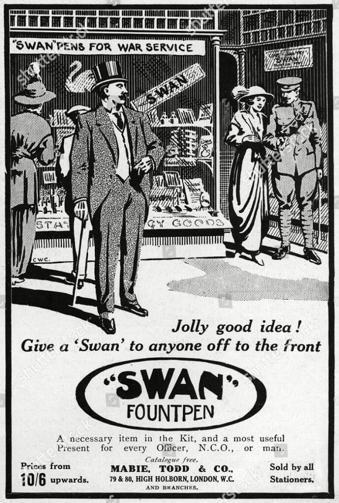 Swan Anuncio Primera Guerra Mundial